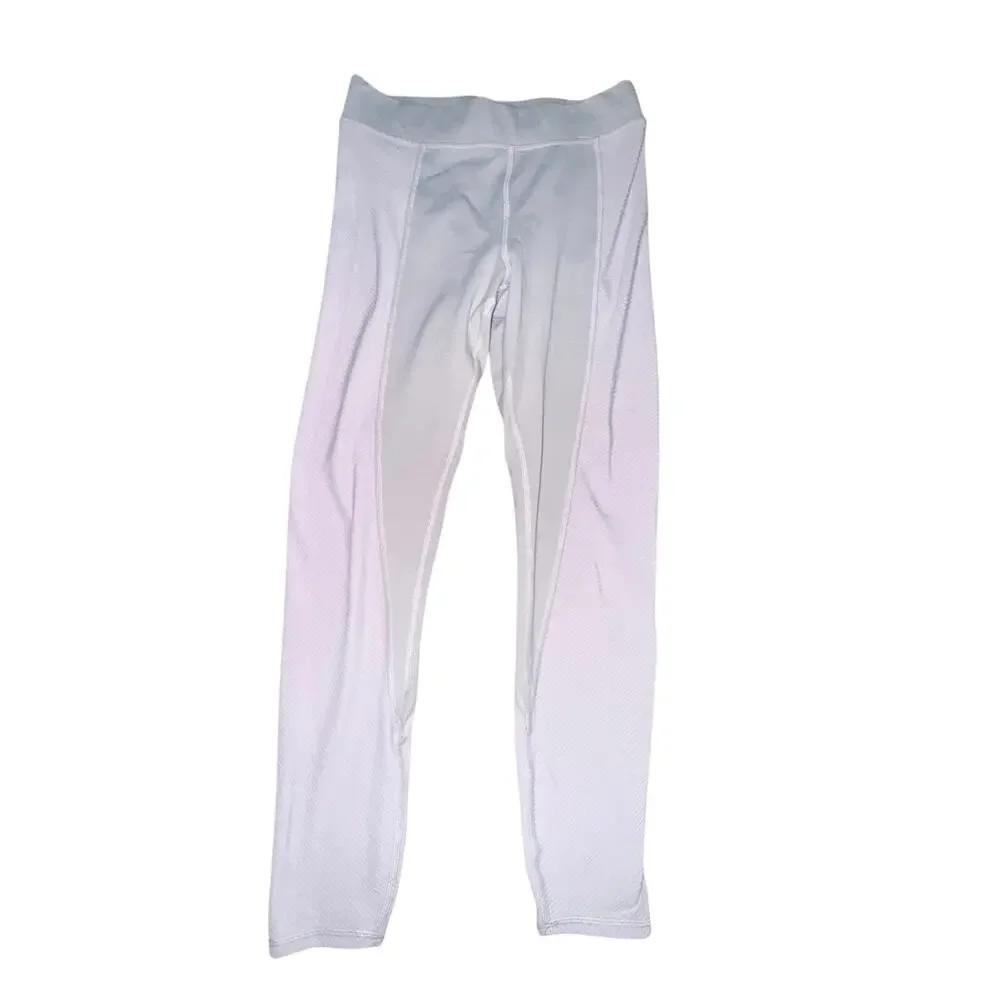 Alo Yoga High-Waist 7/8 No Limit Legging Women's Size M Lavender Dusk Ribbed